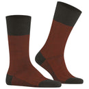 Falke Brown Airport Herringstripe Socks