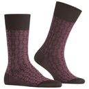 Falke Brown Artwork Tie Socks