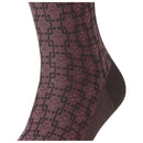 Falke Brown Artwork Tie Socks