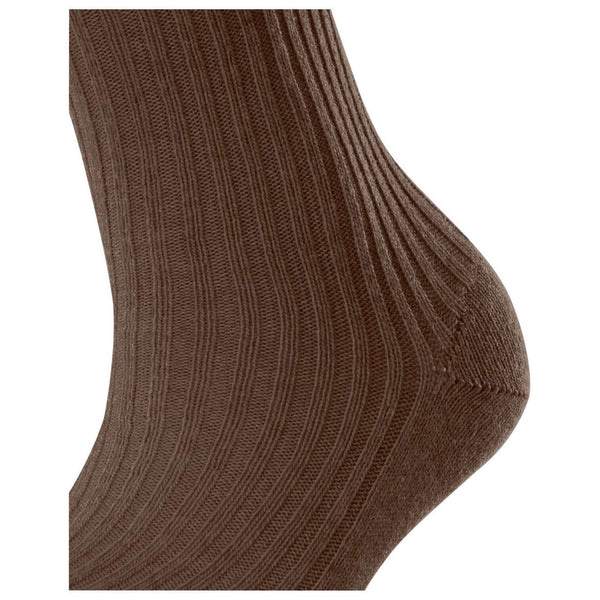 Falke Brown Cosy Wool Boot Socks