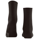 Falke Brown Cotton Rib Socks