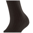 Falke Brown Cotton Rib Socks