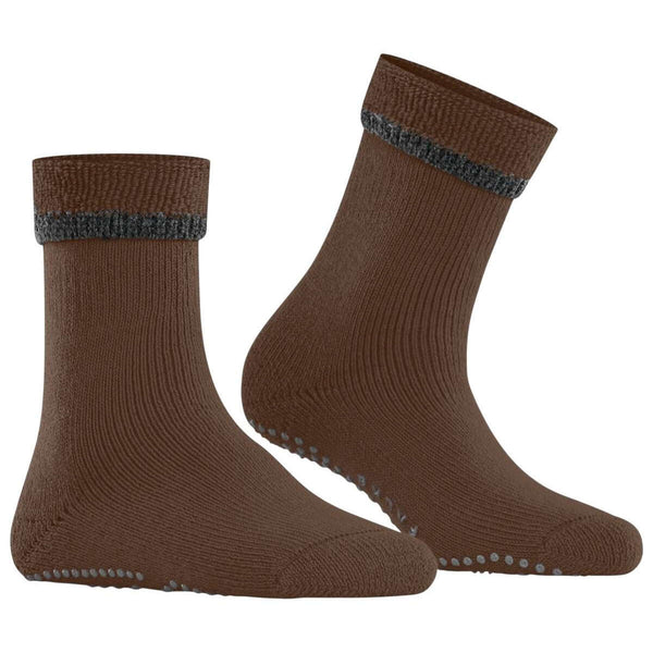 Falke Brown Cuddle Pad Slipper Socks