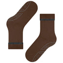 Falke Brown Cuddle Pad Slipper Socks