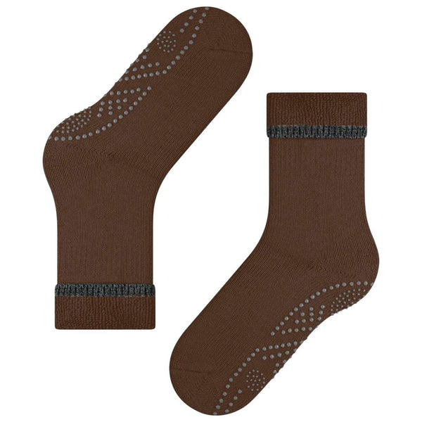 Falke Brown Cuddle Pad Slipper Socks