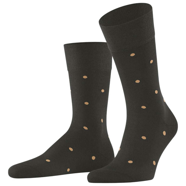 Falke Brown Dot Socks