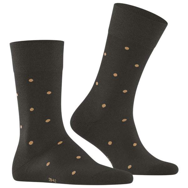 Falke Brown Dot Socks