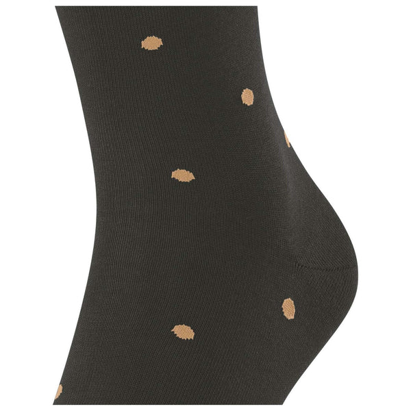 Falke Brown Dot Socks