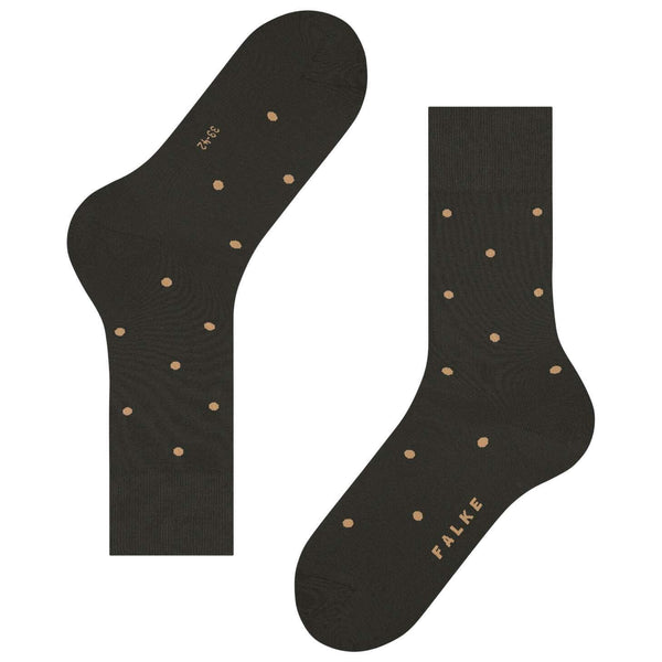 Falke Brown Dot Socks