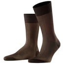 Falke Brown Fine Shadow Socks