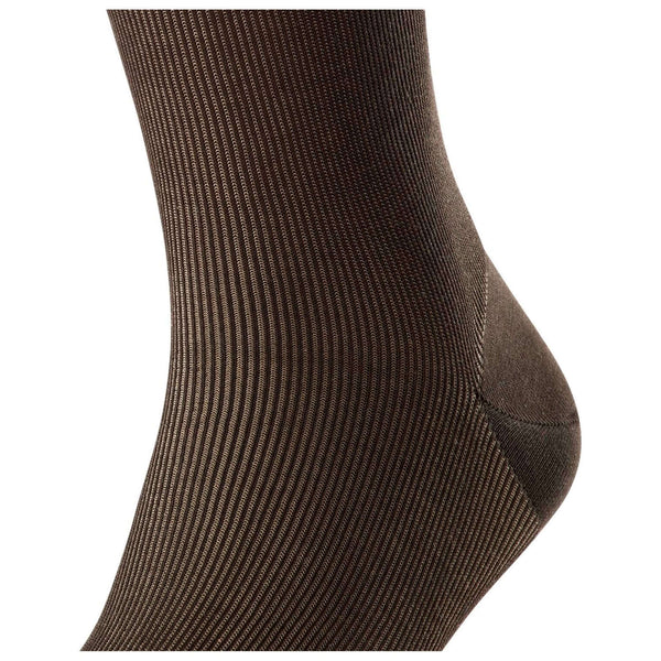 Falke Brown Fine Shadow Socks