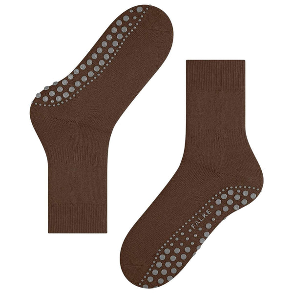 Falke Brown Homepads Slipper Socks