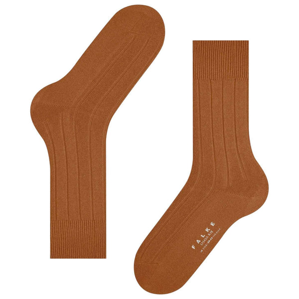 Falke Brown Lhasa Rib Socks