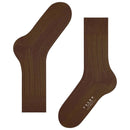Falke Brown Lhasa Rib Socks