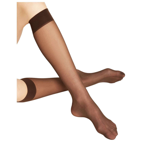 Falke Brown Matt Deluxe 20 Denier Knee High Socks