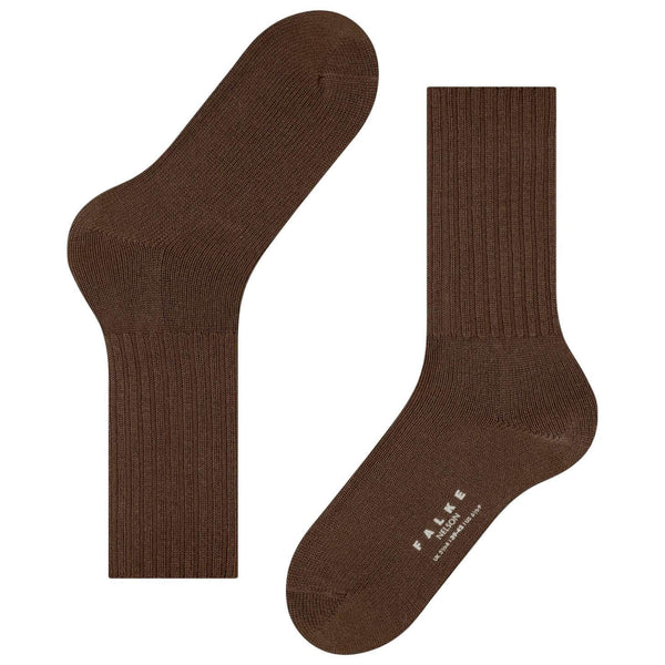 Falke Brown Nelson Boot Socks