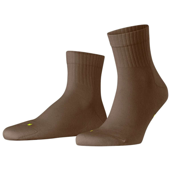 Falke Brown Run Rib Short Socks