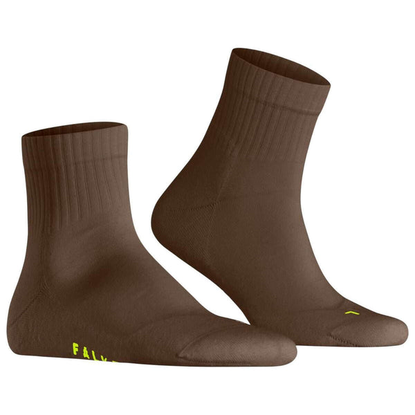 Falke Brown Run Rib Short Socks