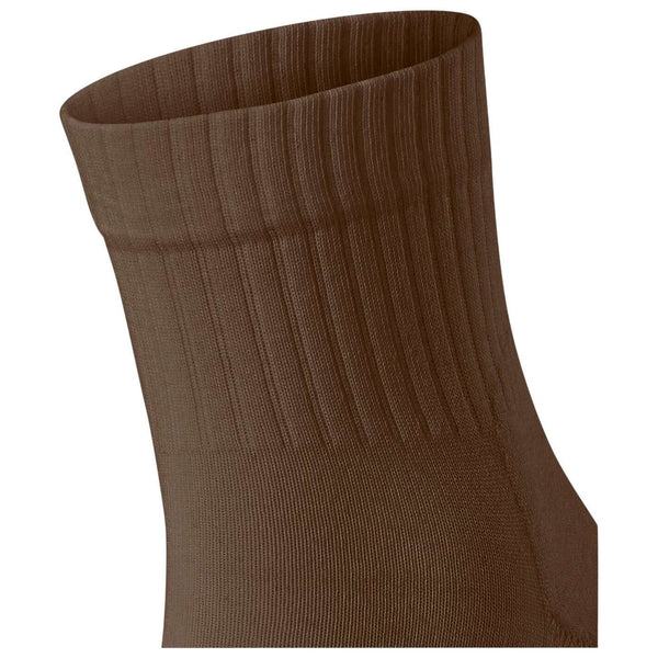 Falke Brown Run Rib Short Socks