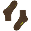 Falke Brown Run Rib Short Socks