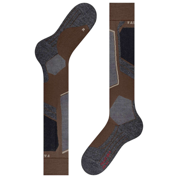 Falke Brown SK4 Advanced Skiing knee High Socks