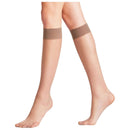 Falke Brown Seidenglatt 15 Denier Knee High Socks