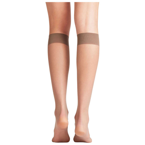 Falke Brown Seidenglatt 15 Denier Knee High Socks