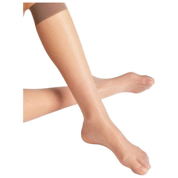 Falke Brown Seidenglatt 15 Denier Knee High Socks