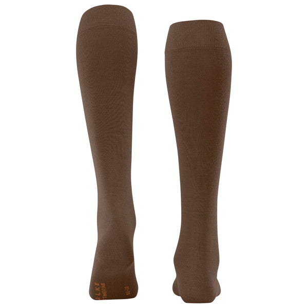 Falke Brown Softmerino Knee High Socks