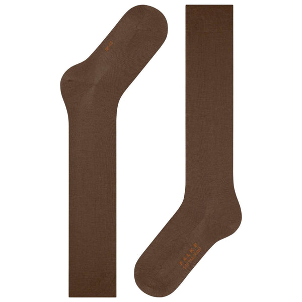Falke Brown Softmerino Knee High Socks