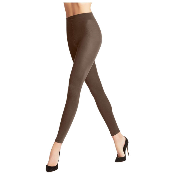 Falke Brown Softmerino Leggings