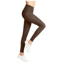 Falke Brown Softmerino Leggings