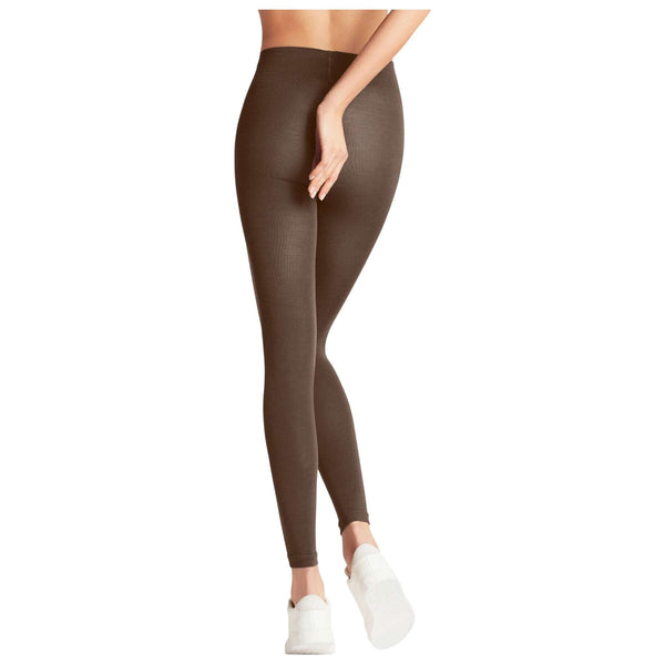 Falke Brown Softmerino Leggings