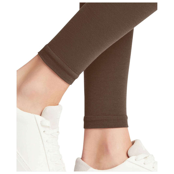 Falke Brown Softmerino Leggings