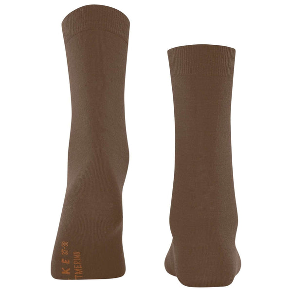 Falke Brown Softmerino Socks