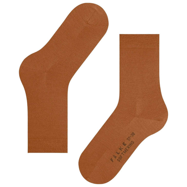 Falke Brown Softmerino Socks