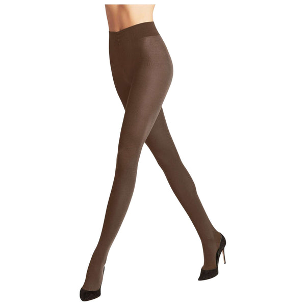 Falke Brown Softmerino Tights