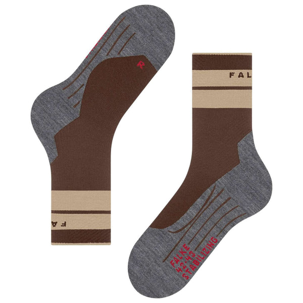 Falke Brown TK Compression Stabilizing Trekking Socks