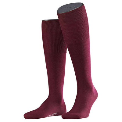 Falke Burgundy Barolo Airport Knee High Socks