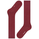 Falke Burgundy Cotton Touch Knee High Socks