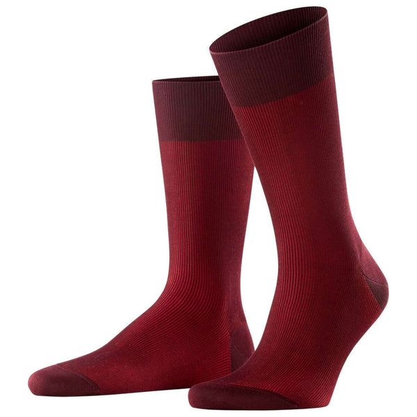 Falke Burgundy Fine Shadow Socks