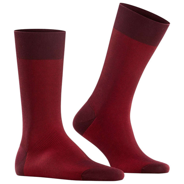 Falke Burgundy Fine Shadow Socks