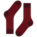 Falke Burgundy Fine Shadow Socks