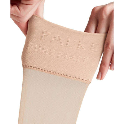 Falke Cream Pure Matt 20 Denier Knee High Stockings