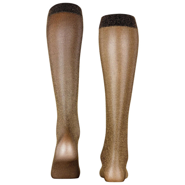 Falke Gold Glitter 30 Denier Knee High Socks