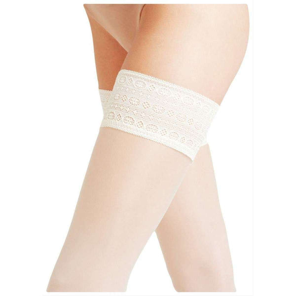 Falke Gold Seidenglatt 15 Den Stay Up Transparent Stockings