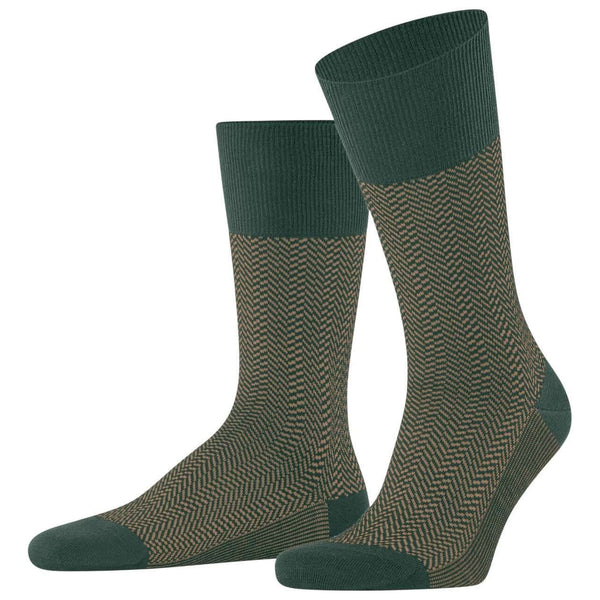 Falke Green Airport Herringstripe Socks