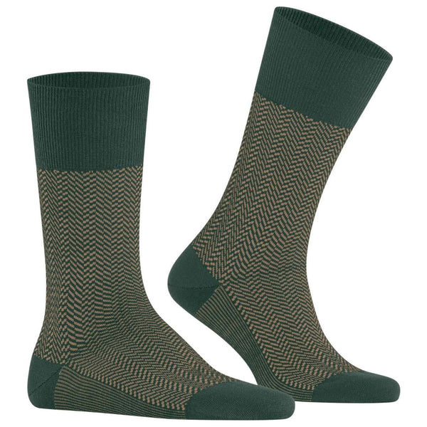 Falke Green Airport Herringstripe Socks