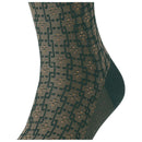 Falke Green Artwork Tie Socks