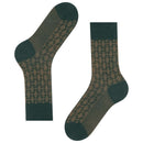 Falke Green Artwork Tie Socks